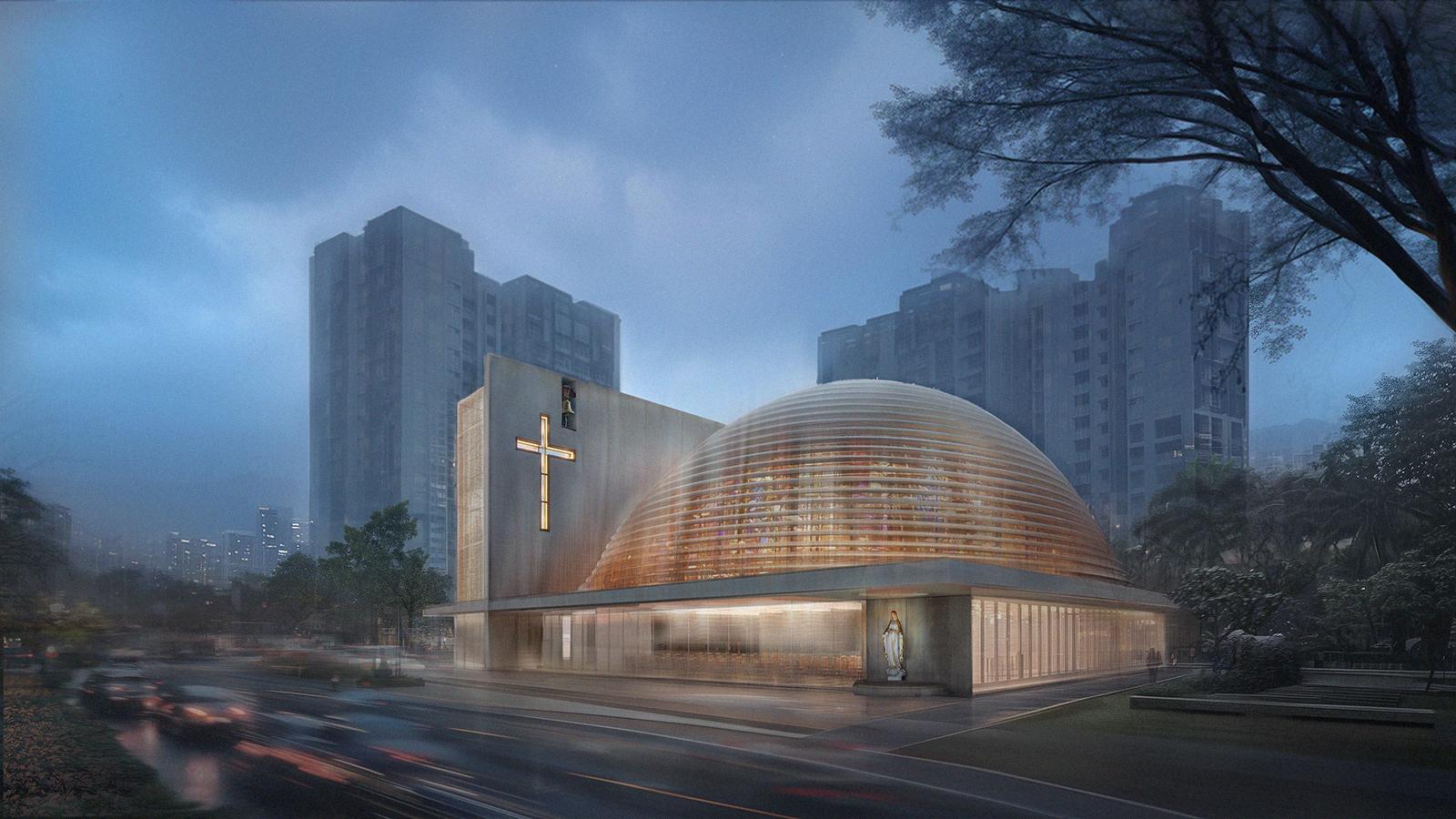 Our design for the competition of Tengah’s new Catholic Church in Singapore